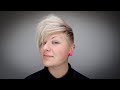 Short Disconnected Pixie Haircut and Hair Color Tutorial