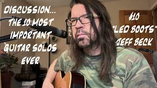 DISCUSSION - 10 MOST IMPORTANT GUITAR SOLOS EVER - WAYNE THOMPSON GUITAR LESSONS IN LANCASTER PA