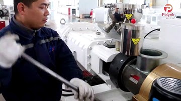 Assemble and disassemble of screw for 65/132 conical twin screw extruder---alex@polynk.com