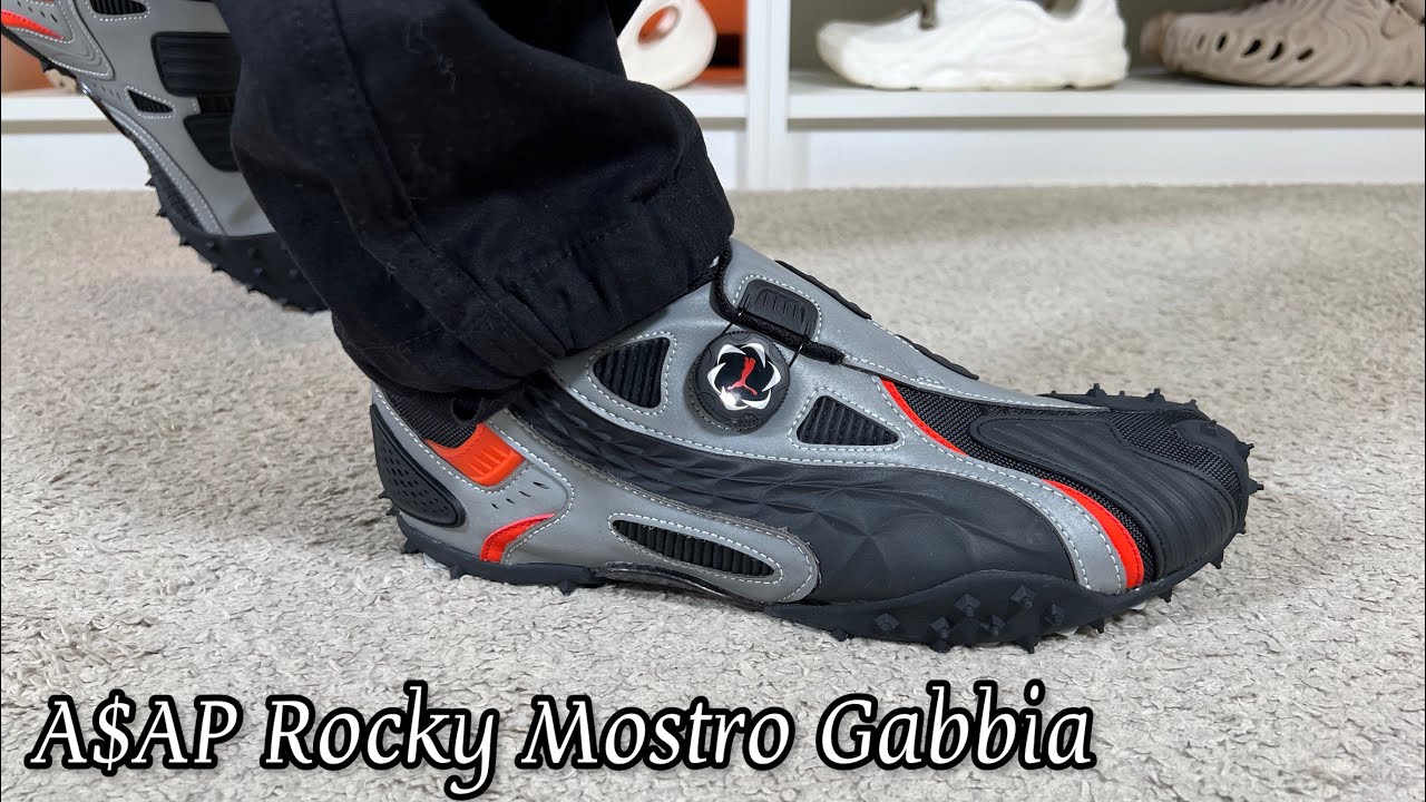 スニーカー Puma x A$AP Rocky Mostro Gabbia Puma x A$AP Rocky Mostro Gabbia Review& On foot - YouTube