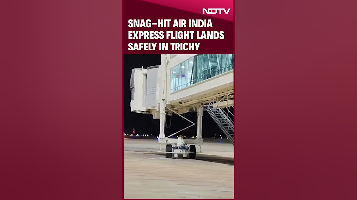 Trichy Airport News | After Mid-Air Scare, Snag-Hit Air India Express Flight Lands Safely In Trichy