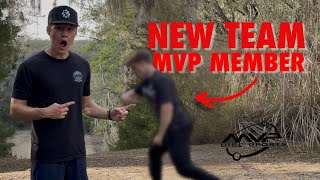 What’s in his bag?! | Practicing with brand new Team MVP player Calvin Lonnquist | Olympus Disc Golf