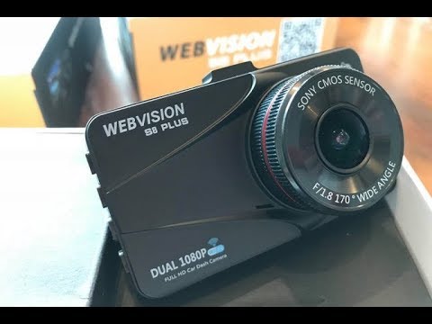 Hướng dẫn sử dụng chi tiết sử dụng các chức năng cơ bản trên camera hành trình WEBVISION S8 PLUS