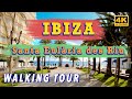IBIZA: Santa Eularia City - Walking Tour (4K Ultra HD 60fps)