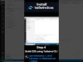 Install TailwindCSS #tailwindcss