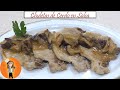 Chuletas de cerdo en salsa de cebolla y setas | Receta de Cocina en Familia
