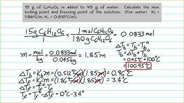 Calculating Colligative Properties