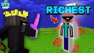 HOW I BECOME THE RICHEST PLAYER IN THIS MINECRAFT SMP @WaterPlayzop @rotervoxgaming1397