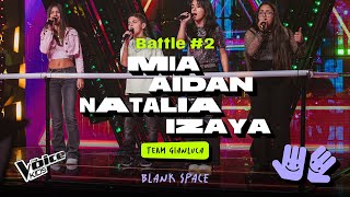 Mia, Aidan, Natalia and Izaya sing \