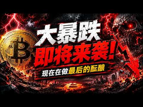 6.01比特币行情分析｜比特币月线死亡三角发力⚠️ 真正的暴跌，现在才刚刚开始！ 以太坊行情  BTC DOGE ETH SOL FIL OKB ORDI XRP PEPE WIF ZEMA ZEC thumbnail