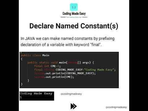 Three uses of Final Keyword in JAVA - YouTube