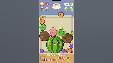 Fruit Merge: Satisfying ASMR Puzzle Game | Watermelon game #games #fruitgame #game@RS_Game_Channel