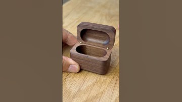 How to Make a Tiny Wooden Box #shorts #woodworking #diy