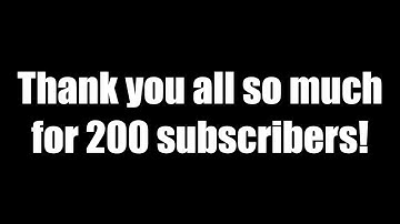 200 subscribers! Q&A Announcment! (Submit your questions here)