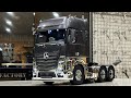 TAMIYA 1/14 ACTROS 3363 ガンメタル＆ウレタンクリアー 完成品 4K