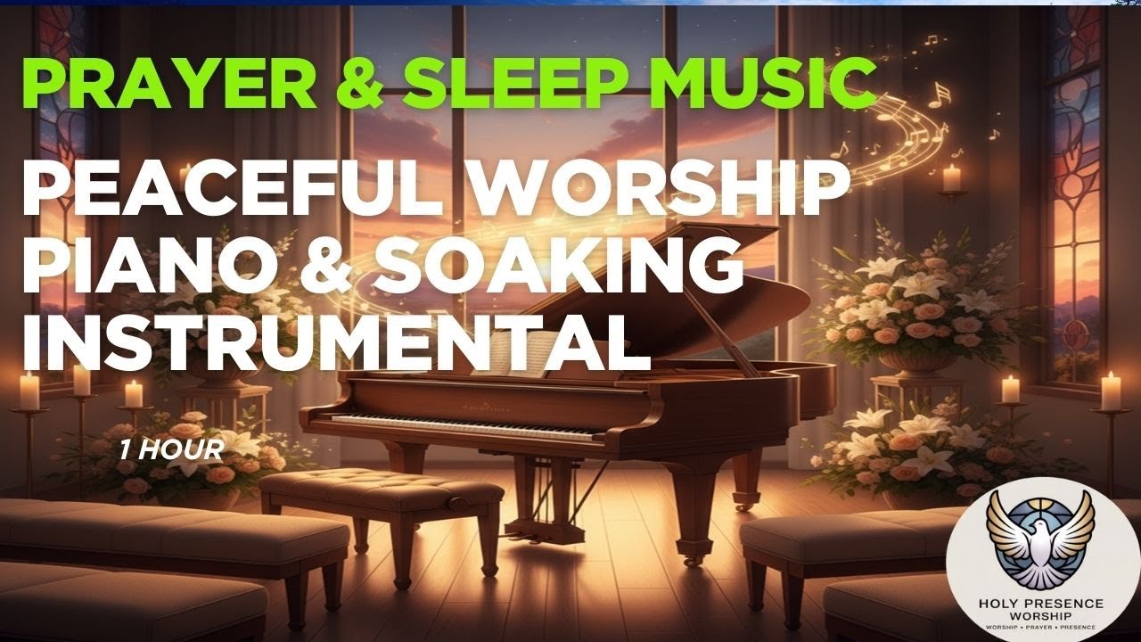 1 Hour Peaceful Worship Piano & Soaking Instrumental | Prayer & Sleep ...