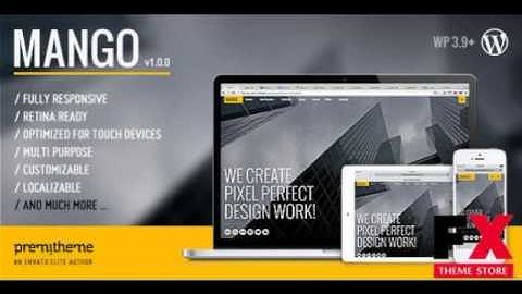 Preview Mango - Responsive Multipurposecreative WP Theme TFo