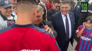 В Кыргызстан прибыл президент футбольного клуба 
