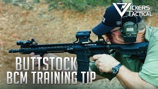 BCM Training Tip: Buttstock Length BCM Training Tip: Buttstock Length