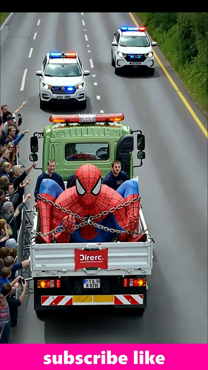 🤣OH NO SPIDERMAN   #9436 #short #shorts #trending #shortsvideo #cats #funny  #comedy #marvel #ai