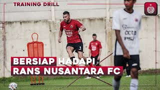 Persija Matangkan Strategi Jelang Hadapi RANS Nusantara FC Training Drill