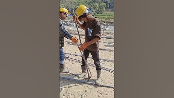 Rebar bending #skills #hardwork #construction #engineering #Ak77 #shortvideo #viralshorts #prank
