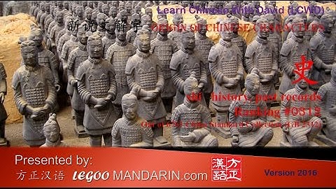 Origin of Chinese Characters - 0312 史 history, past records - Learn Chinese with Flash Cards