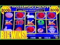 WoW 4 Scatter Bonus Strikes Again! BIG WINS High Limit Autumn Moon Dragon Link Slot Machine