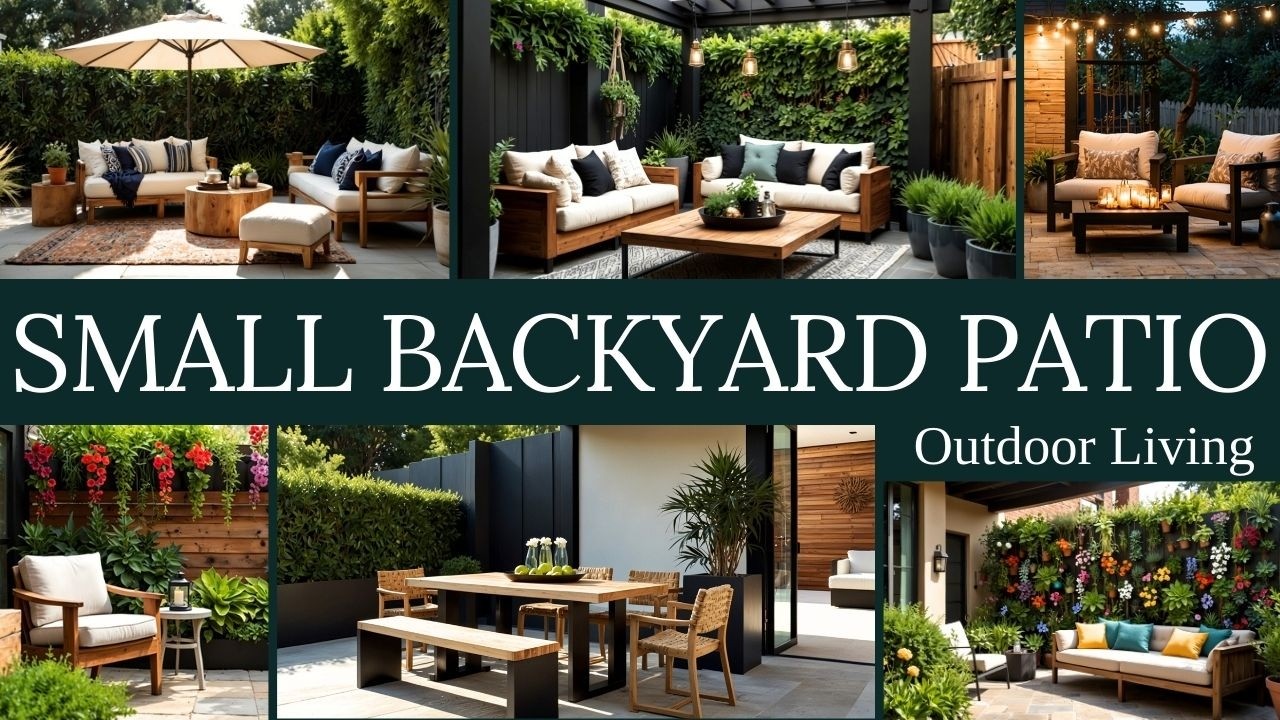 Small Backyard Patio Ideas: Create the Perfect Escape - YouTube