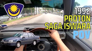 Download lagu 1992 Proton Saga Iswara - POV test drive | MW driver