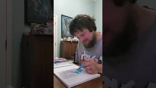 Bob Ross coloring nature coloring video