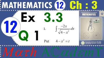 Math 12 Ex 3.3 ✅ Q 1 | 2nd year math | Exercise 3.3 Question 1 Chapter 3 class 12 Mathematics