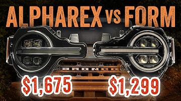 Ford Bronco-koplampen: Alpharex versus Form Lighting – de resultaten zullen u verrassen!