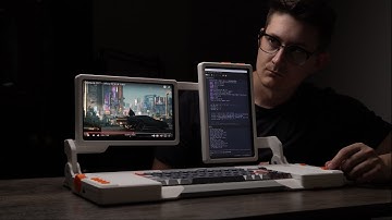 DIY Dual-Screen Cyberdeck: Sleek Design, Ultimate Functionality