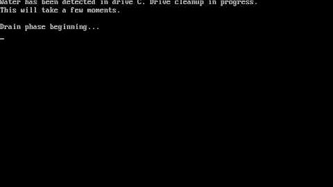 Drain Program in MS DOS