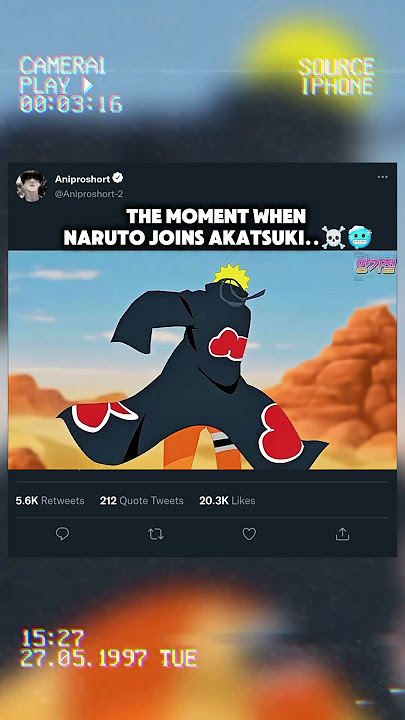Naruto 🔥 joins akatsuki...🥶☠️ #naruto #akatsuki #anime