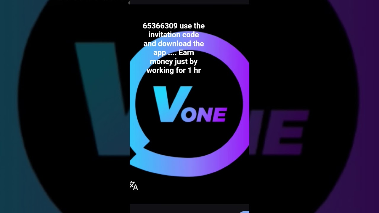 # vone # money earning platform # referral code # easy money earn # student app 