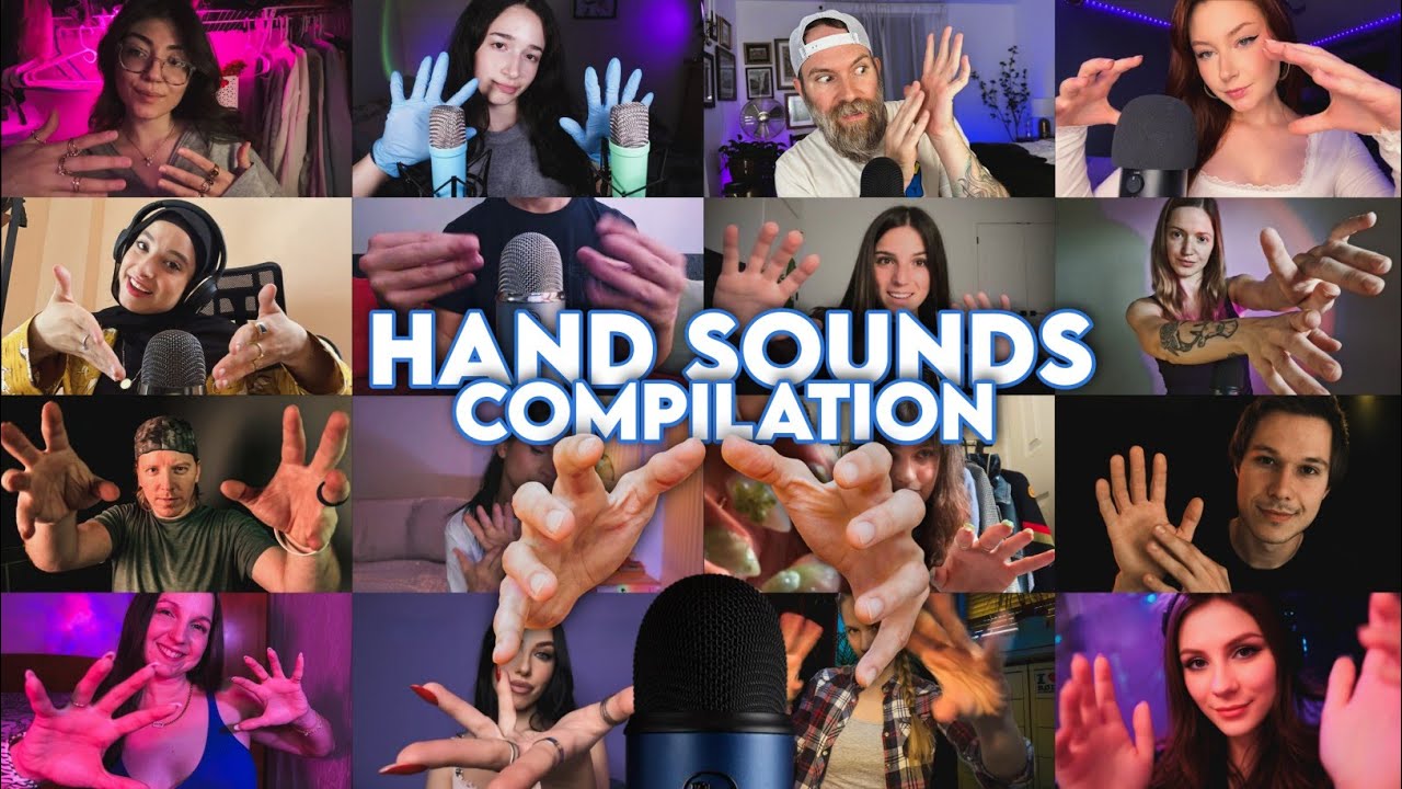 ASMR The Only Hand Sounds Compilation You Need ( 100% Tingles )