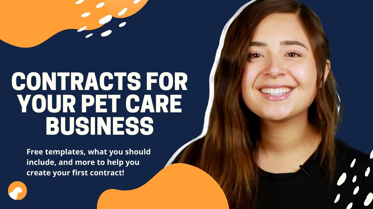 How To Create a Contract To Protect Your Pet Care Business YouTube