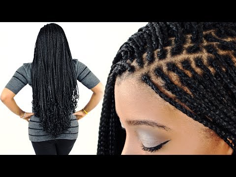 How To: MICRO BRAIDS For Beginners! (Step By Step)