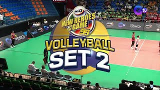 NCAA Women's Volleyball JRU vs. San Beda (Second Set) | NCAA Season 99