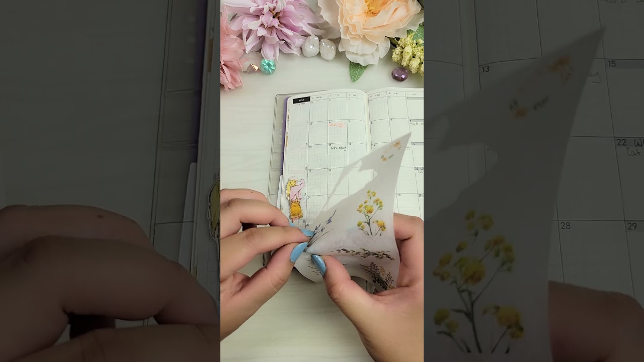 July Monthly Spread in my Hobonichi Weeks 