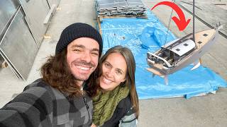 ⛵️ Seeing our New Aluminium Exploration Boat for the first time!! 🤩 Ep.325