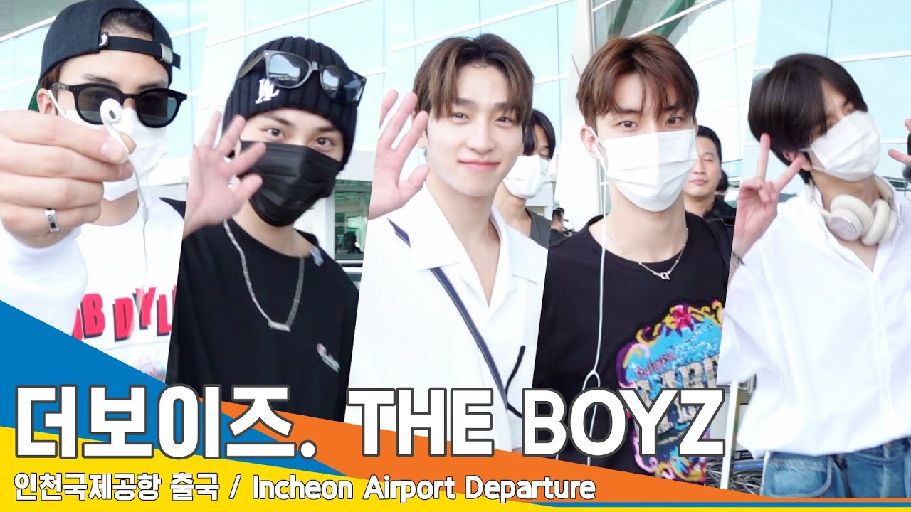 더보이즈(THE BOYZ), 반갑게 인사~ 햇살처럼 빛나는 미남들(출국)✈️Airport Departure 23.7.28 #Newsen