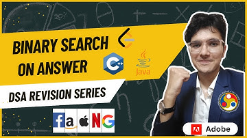Master Binary Search on Answer in One Video | DSA Revision Series #1