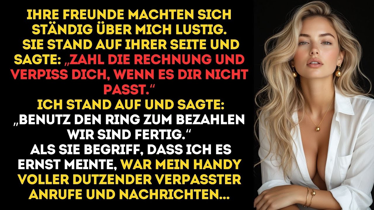 SIE SAGTE, ICH SOLLE GEHEN, WENN MIR DER SPOTT NICHT PASST — DOCH MEINE ENTSCHEIDUNG VERÄNDERTE..