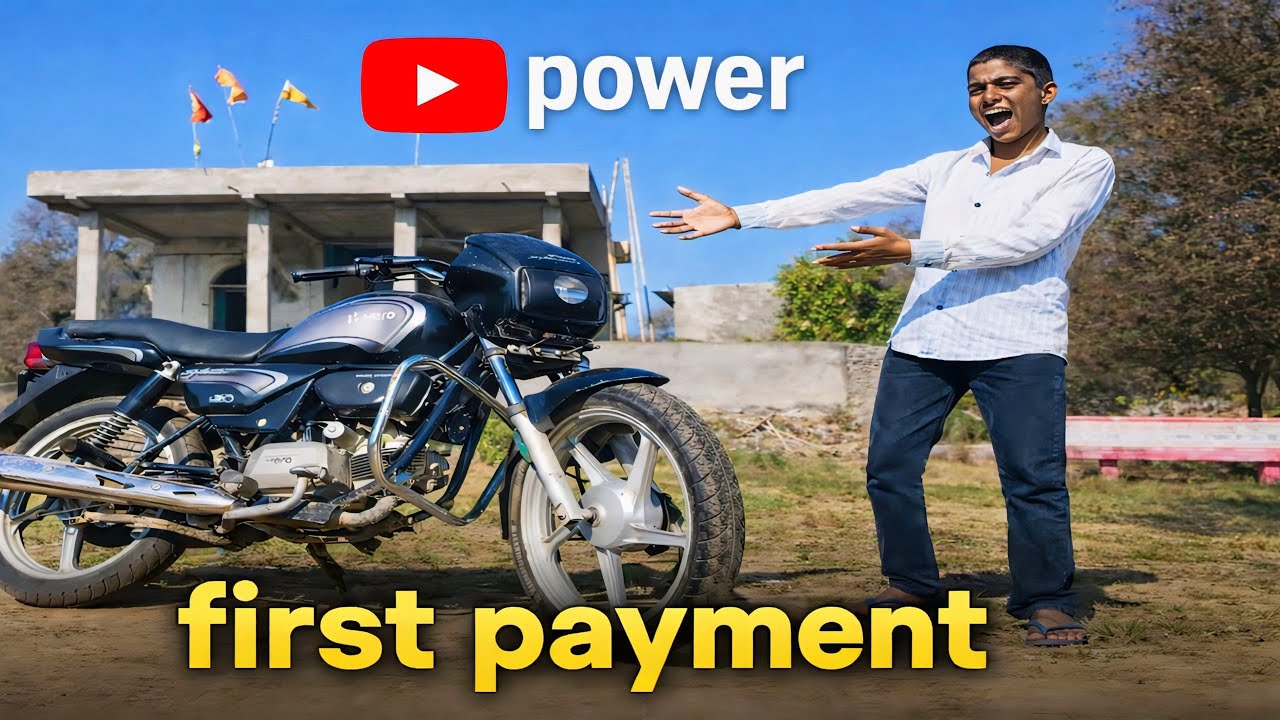 First Youtube Income My Dream Bike || 😱 छोटी उम्र बड़ा सपना 