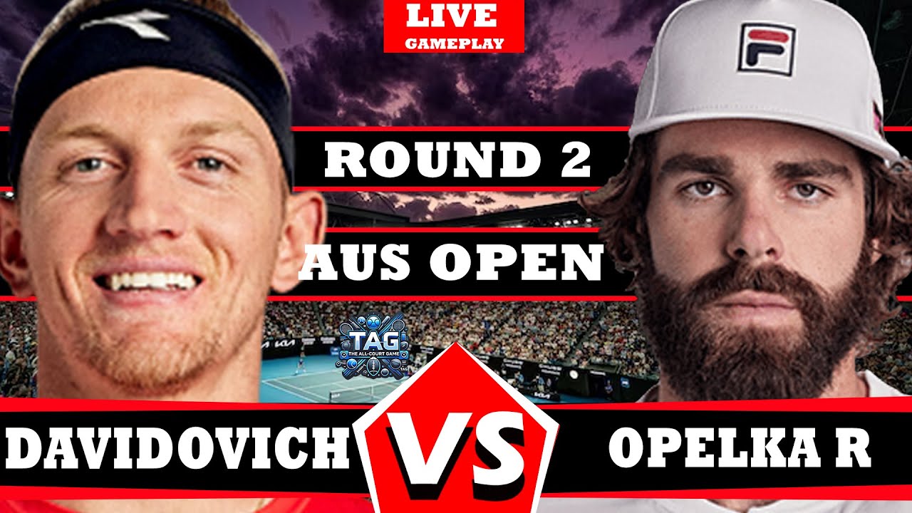 🔴LIVE: OPELKA VS DAVIDOVICH | AUSTRALIAN OPEN 2026 