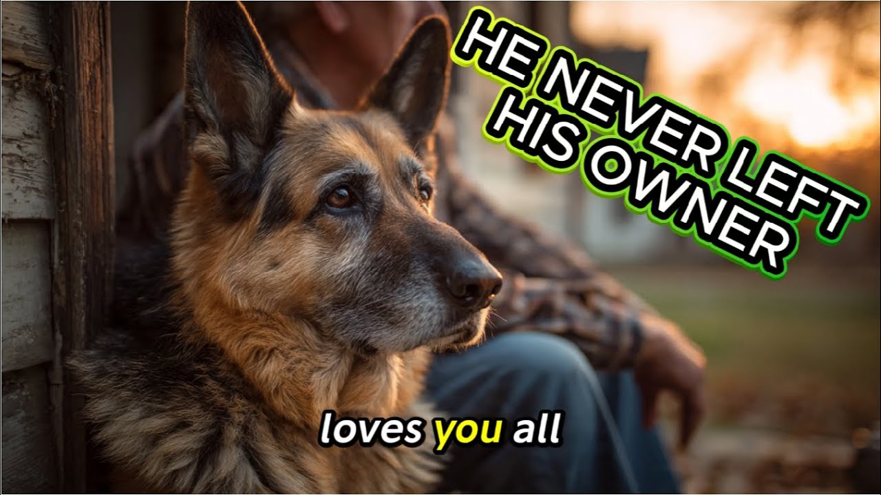 A German Shepherd Who Stayed  Emotional Loyalty Story 
