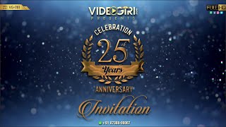Punjabi 25th Wedding Anniversary Video | 25th Wedding Anniversary  |  VG-781
